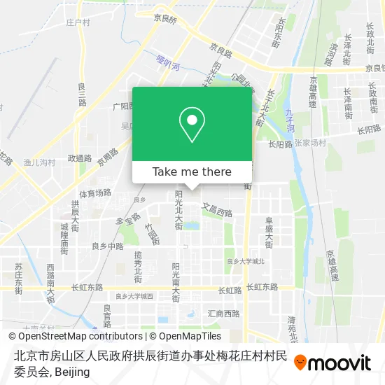 北京市房山区人民政府拱辰街道办事处梅花庄村村民委员会 map