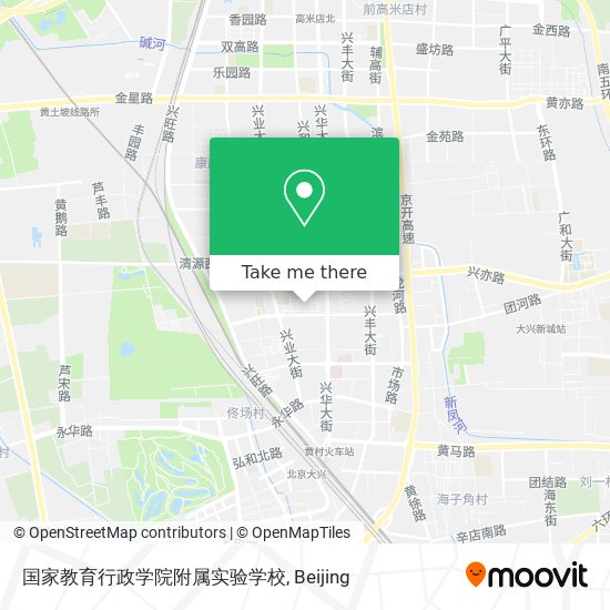 国家教育行政学院附属实验学校 map