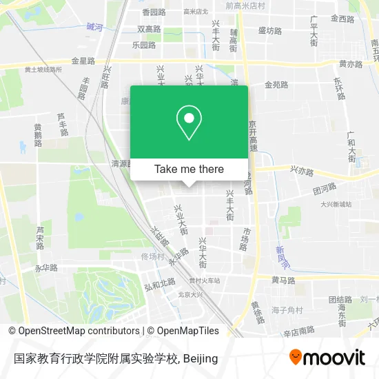 国家教育行政学院附属实验学校 map