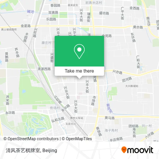 清风茶艺棋牌室 map
