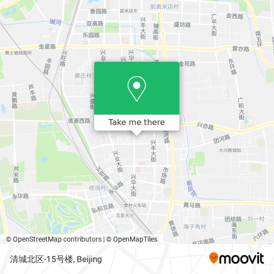 清城北区-15号楼 map