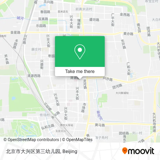 北京市大兴区第三幼儿园 map