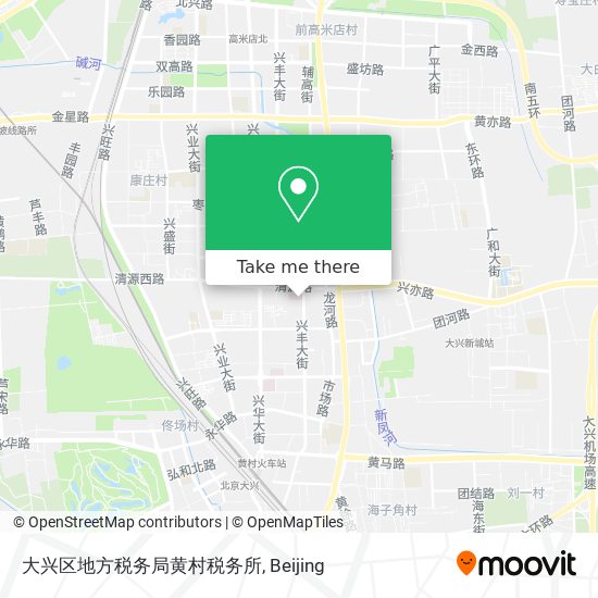 大兴区地方税务局黄村税务所 map