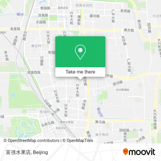 富强水果店 map