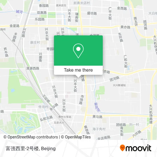 富强西里-2号楼 map