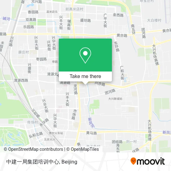 中建一局集团培训中心 map