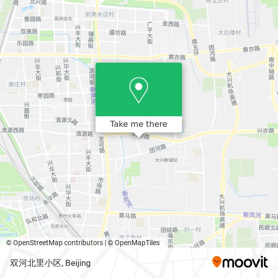 双河北里小区 map