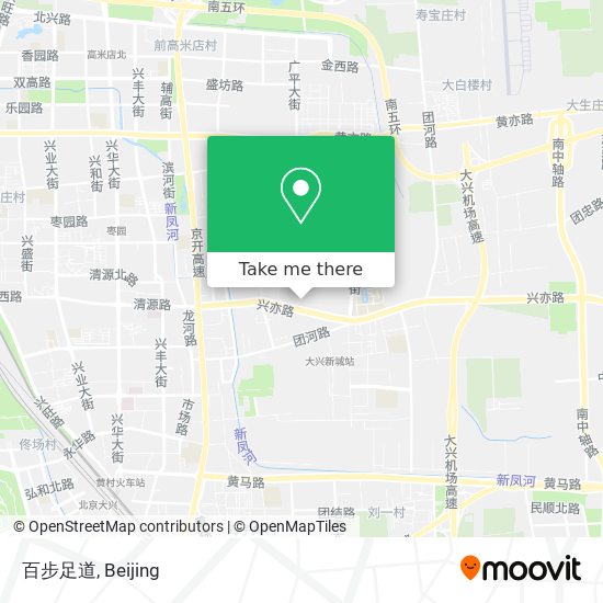 百步足道 map
