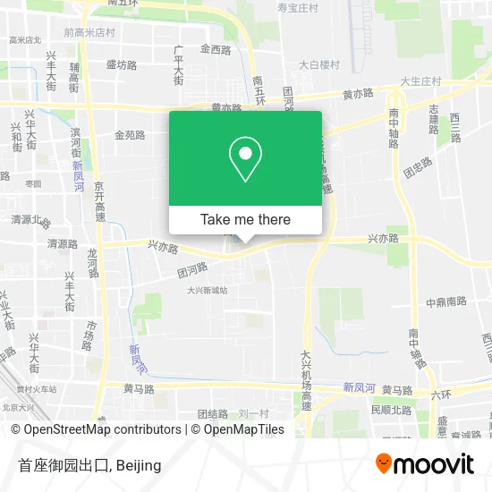 首座御园出囗 map