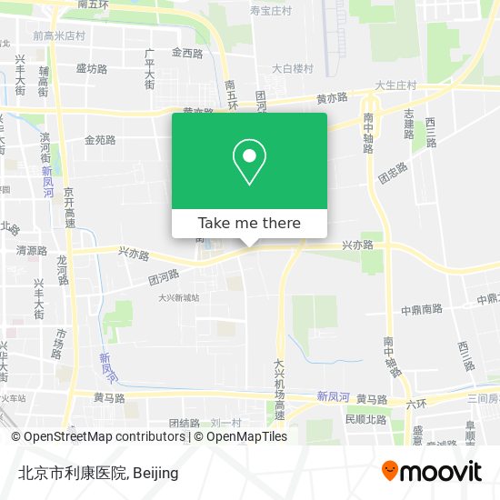 北京市利康医院 map