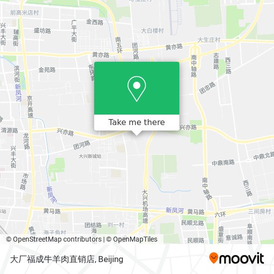 大厂福成牛羊肉直销店 map