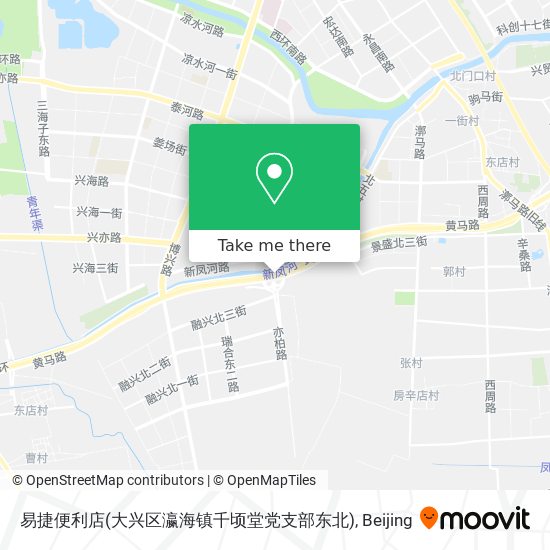 易捷便利店(大兴区瀛海镇千顷堂党支部东北) map