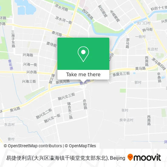 易捷便利店(大兴区瀛海镇千顷堂党支部东北) map