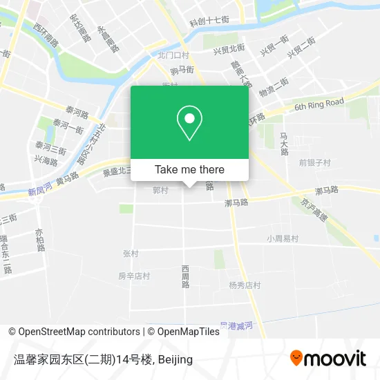 温馨家园东区(二期)14号楼 map