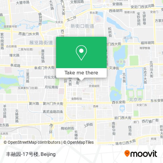 丰融园-17号楼 map