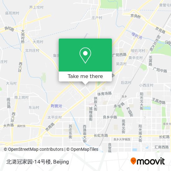 北潞冠家园-14号楼 map