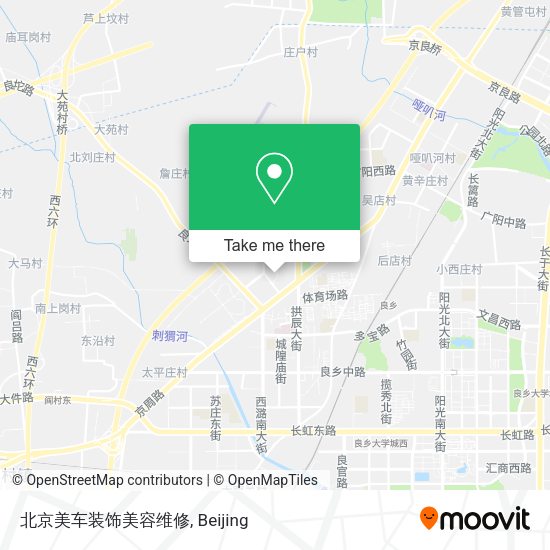 北京美车装饰美容维修 map