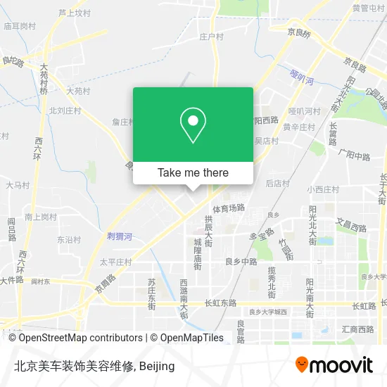 北京美车装饰美容维修 map