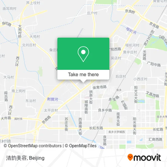 清韵美容 map
