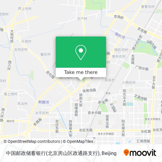 中国邮政储蓄银行(北京房山区政通路支行) map