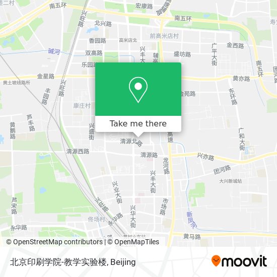 北京印刷学院-教学实验楼 map