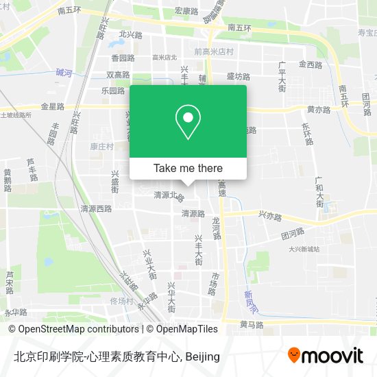 北京印刷学院-心理素质教育中心 map