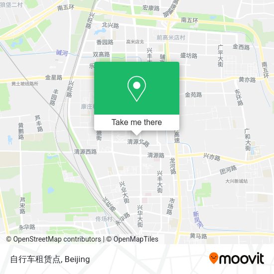 自行车租赁点 map
