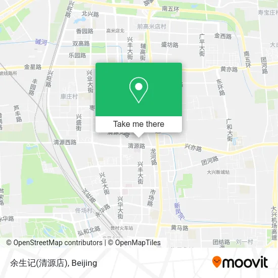 余生记(清源店) map