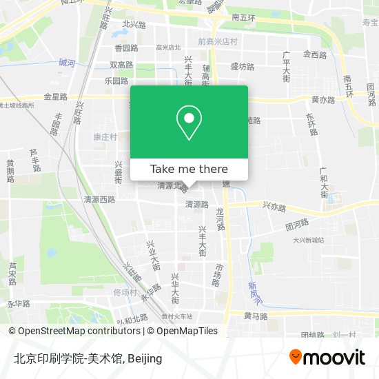 北京印刷学院-美术馆 map