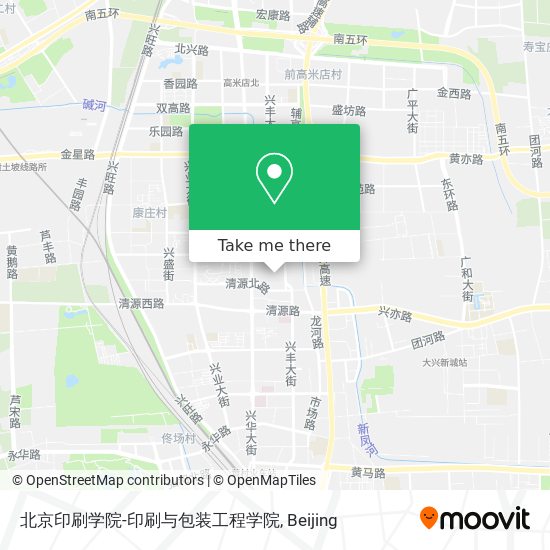 北京印刷学院-印刷与包装工程学院 map