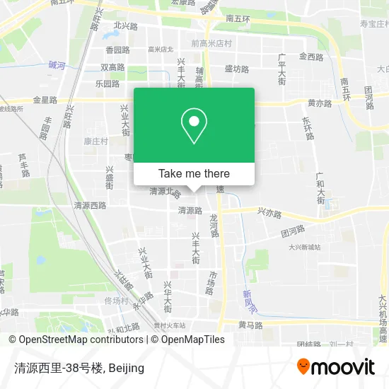 清源西里-38号楼 map