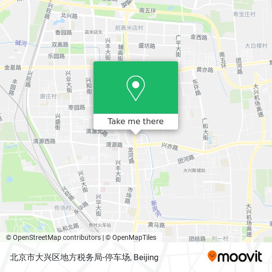 北京市大兴区地方税务局-停车场 map