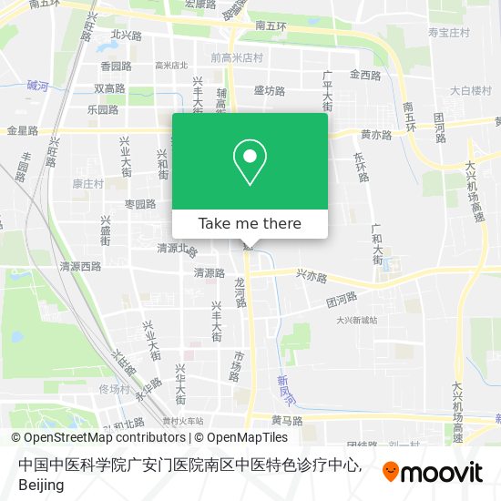 中国中医科学院广安门医院南区中医特色诊疗中心 map
