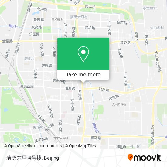 清源东里-4号楼 map