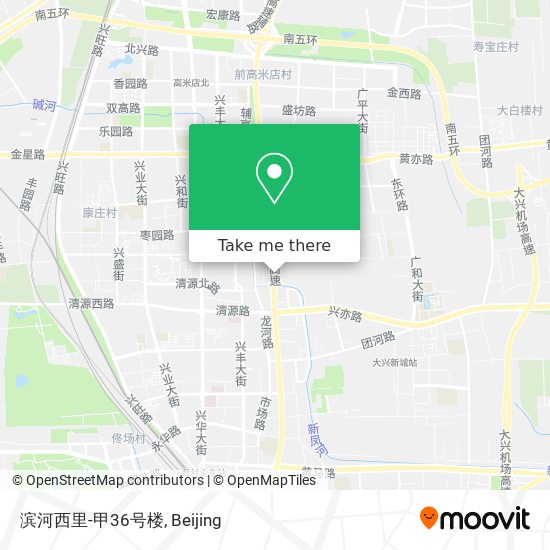 滨河西里-甲36号楼 map