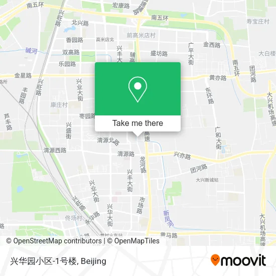 兴华园小区-1号楼 map
