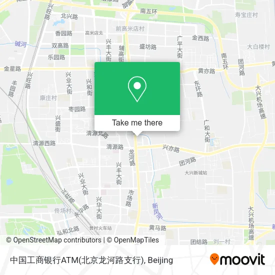 中国工商银行ATM(北京龙河路支行) map