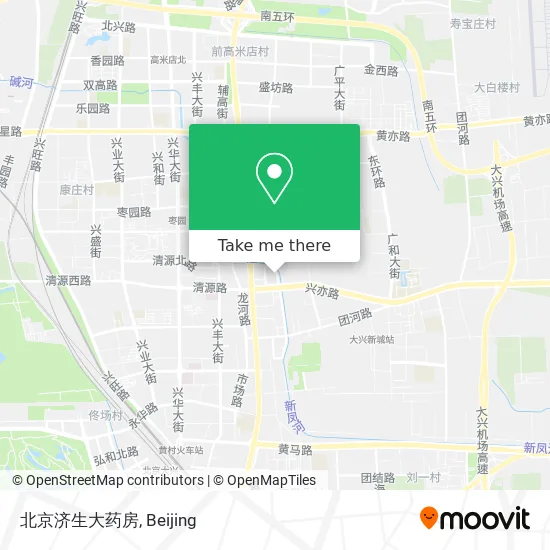北京济生大药房 map
