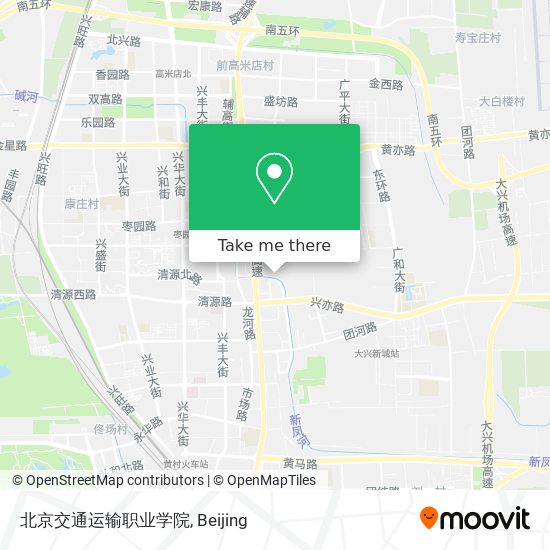 北京交通运输职业学院 map