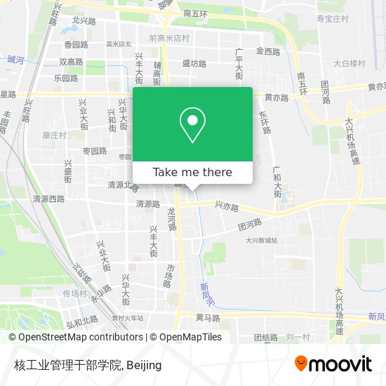 核工业管理干部学院 map