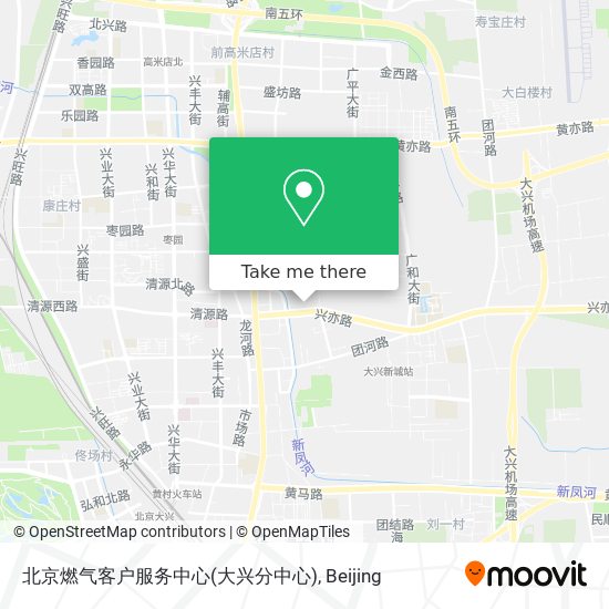 北京燃气客户服务中心(大兴分中心) map