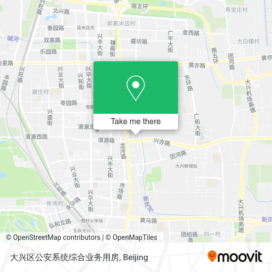 大兴区公安系统综合业务用房 map