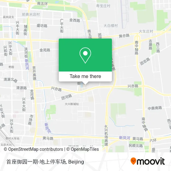 首座御园一期-地上停车场 map