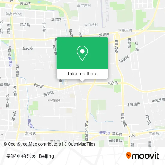 皇家垂钓乐园 map