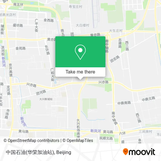 中国石油(华荣加油站) map
