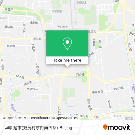 华联超市(鹅房村东街南四条) map