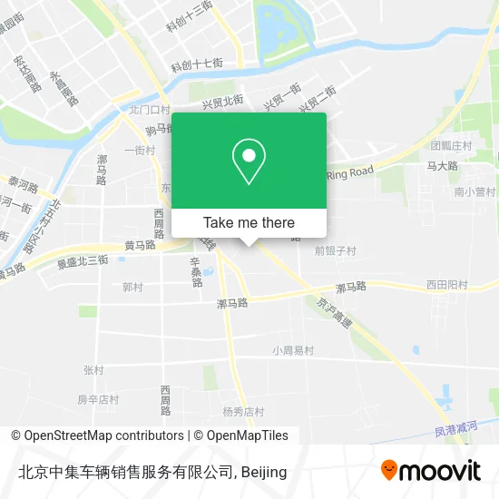 北京中集车辆销售服务有限公司 map