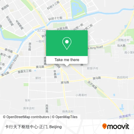 卡行天下枢纽中心-正门 map