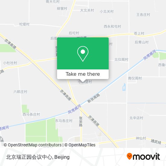 北京瑞正园会议中心 map