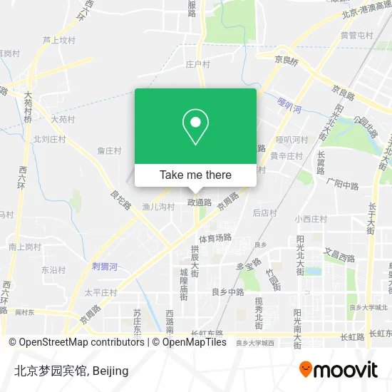 北京梦园宾馆 map